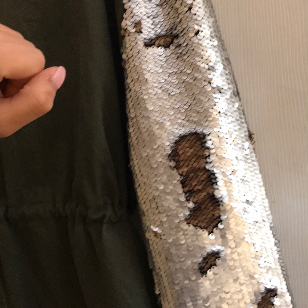 NWT Military & Sequin Jacket - Picture 6 of 6